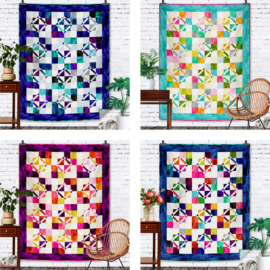 Wallah! 5” Sq Pattern by Material Girlfriends